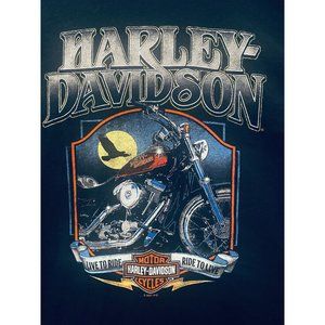 Harley-Davidson H-D T-Shirt Lincoln Nebraska 2021 5XL 100% Cotton Eagle & Moon